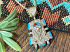 Zuni Indian Jewelry Silver Necklace -Front Sunface