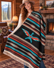 Southwest Thunderbird Blanket 5'x7' -Black (tb36a)