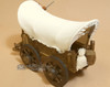 Handcrafted Covered Wagon - White