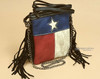 Western Fringed Messenger Bag -Texas Lone Star