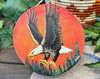 Sunset Eagle Rawhide Drum