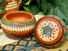 Navajo Etched Pottery Jewelry Box