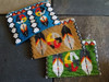 Assorted beaded coin purse in assorted colors with designs