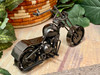 Rustic Motorcycle Figurine