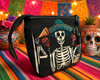 Southwestern Day of the Dead Zippered Bag