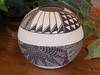 Acoma Hand Painted Seed Pot