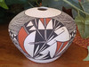 Acoma Hand Painted Seed Pot