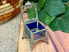 Hinged Ring Box w/ Mirror Bottom