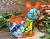 Mexican Talavera Cat Pot