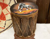 Hand Painted Tarahumara Indian Drum