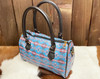 Western Style Zippered Handbag 11"