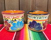 Sand Painted Talavera Planters