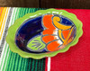 Scalloped Oval Mexican Talavera Bowl