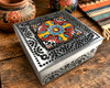 Talavera & Tin Jewelry Box