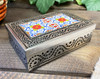 Tin & Talavera Tile Jewelry Box