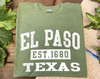 El Paso Texas Shirt -Military Green