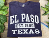 El Paso Texas Shirt -Blackberry