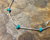 Sterling Silver Turquoise Stone Necklace