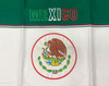 Embroidered Mexico Flag Poncho