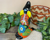 Mexican Talavera Coyote Statue