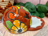 Two Piece Mexican Talavera Luminary