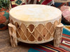 Clearance Priced Cedar Rawhide Drum w/ Base