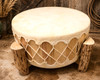 Cedar Rawhide Drum w/ Base