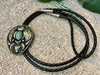 Western Bolo Tie with metal tips