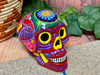 Hand Painted Day of the Dead Skull