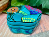 Traditional Hand Painted Clay Box