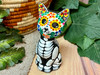 Hand Painted Clay Pottery Cat