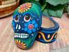Hand Painted Mexican Pottery Jewelry Box w/ lid
