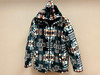 Native Inspired Sherpa Hoodie -Black