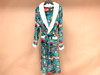 Southwestern Luxury Spa Robe -Teal 