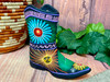 Mexican Pottery Matte Boot