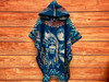 Mexican Hooded Blanket Poncho -Chief