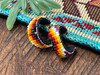 Native American Beaded Hoop Earrings