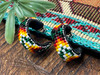 Hand Beaded Navajo Indian Earrings