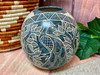 Hand Etched Mata Ortiz Seed Pot