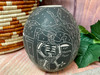 Day of the Dead Etched Seed Pot