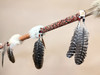 Handcrafted Native American Beaded Lance