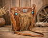 Southwestern Leather Fringe Purse