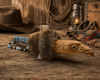 Creek Indian Antler Pipe
