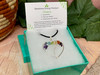 Chakra Stone Chip Heart Pendant