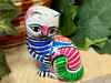 Mexican Hand Painted Clay Pottery -Kitten