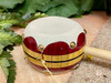 Wood Drum Spinner -Red