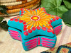 Hand Painted Star Pottery Jewelry Box