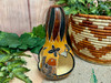 Hand Etched Andean Gourd Bird Feeder