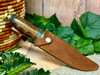 Western Bowie Style Knife w/ Sheath