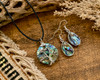 Abalone Tree of Life Pendant & Earring Set